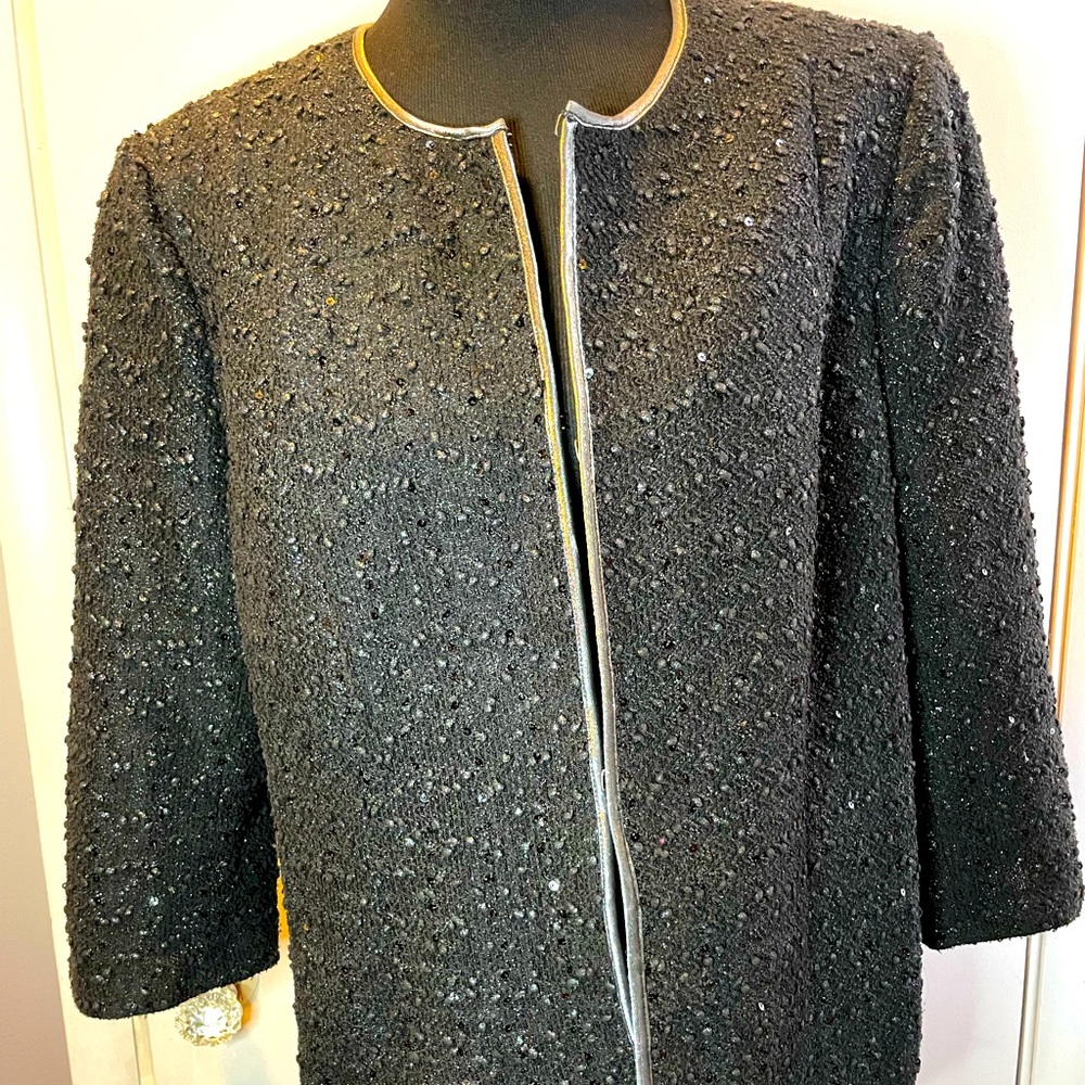 Elementz beaded blazer jacket